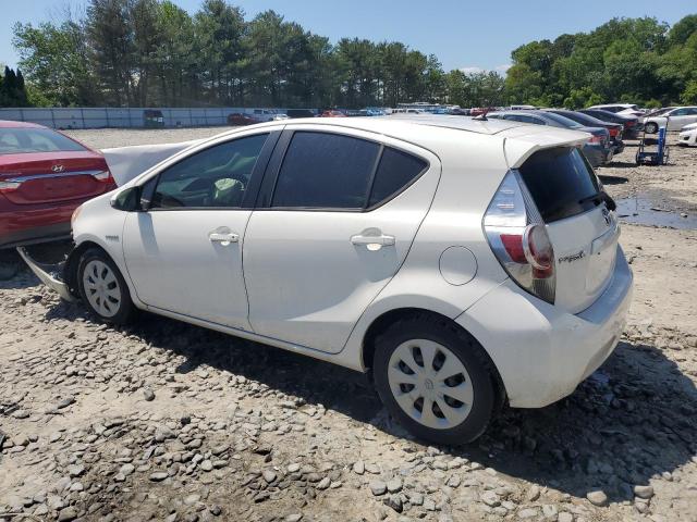 JTDKDTB38E1569654 - 2014 TOYOTA PRIUS C WHITE photo 2