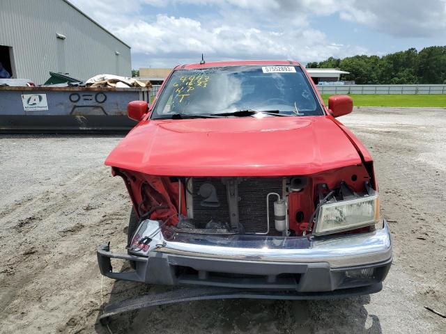 1GTCS139198121917 - 2009 GMC CANYON RED photo 5