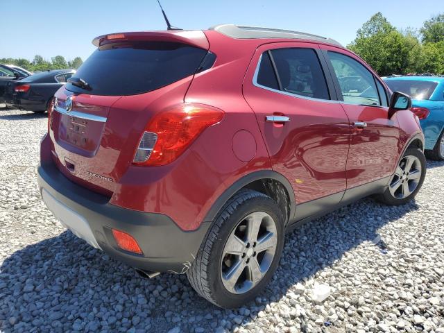 KL4CJASB0DB197738 - 2013 BUICK ENCORE MAROON photo 3