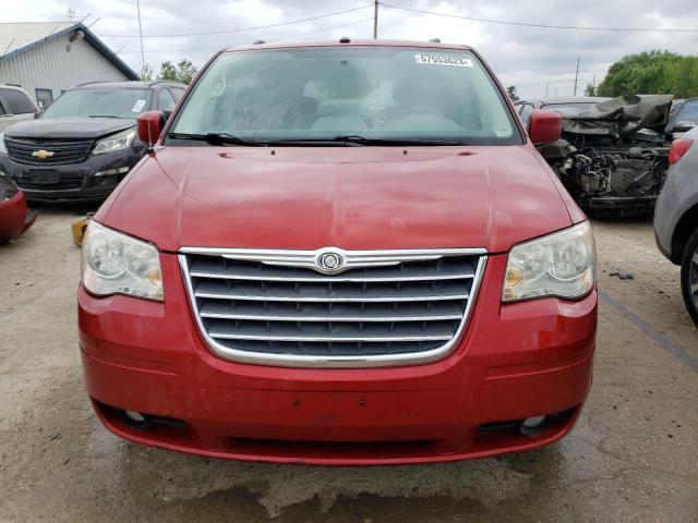 2A4RR5D15AR113442 - 2010 CHRYSLER TOWN & COU TOURING 勃艮第红 照片 5