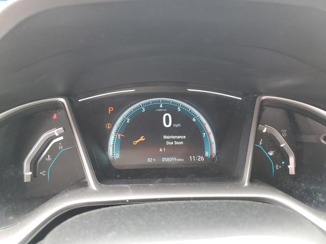 JHMFC1F7XJX013647 - 2018 HONDA CIVIC EXL შავი ფოტო 9