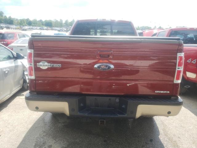 1FTFW1EF7EKE51837 - 2014 FORD F150 SUPERCREW MAROON photo 6