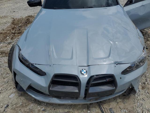 WBS33AY08NFM43637 - 2022 BMW M3 COMPETITION GRAY photo 11