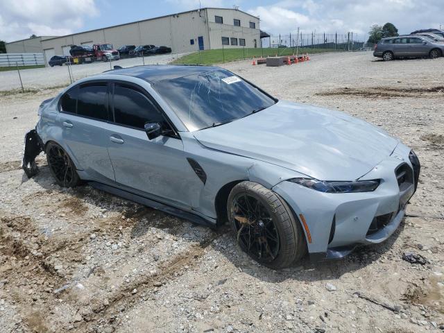 WBS33AY08NFM43637 - 2022 BMW M3 COMPETITION GRAY photo 4