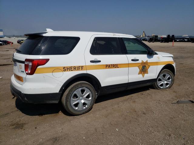 1FM5K8AR6HGB65433 - 2017 FORD EXPLORER POLICE INTERCEPTOR WHITE photo 3