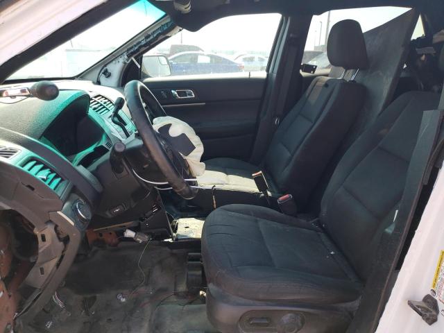 1FM5K8AR6HGB65433 - 2017 FORD EXPLORER POLICE INTERCEPTOR WHITE photo 7