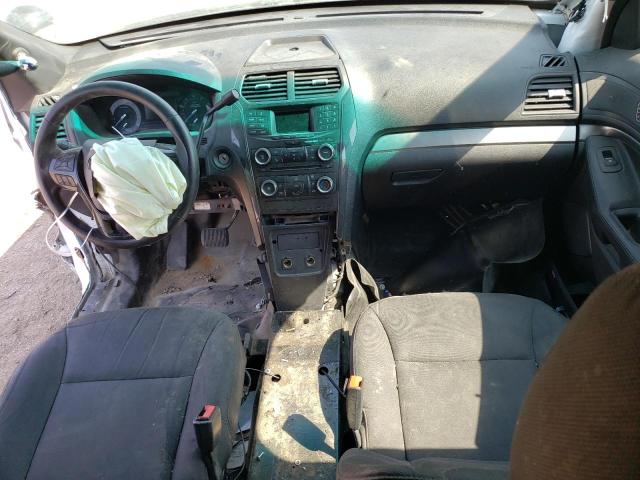 1FM5K8AR6HGB65433 - 2017 FORD EXPLORER POLICE INTERCEPTOR WHITE photo 8