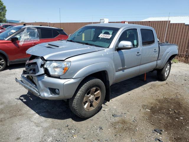 3TMKU4HN5FM044697 - 2015 TOYOTA TACOMA DOUBLE CAB PRERUNNER LONG BED GRAY photo 1