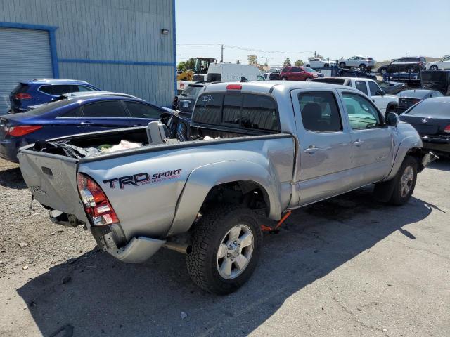 3TMKU4HN5FM044697 - 2015 TOYOTA TACOMA DOUBLE CAB PRERUNNER LONG BED GRAY photo 3