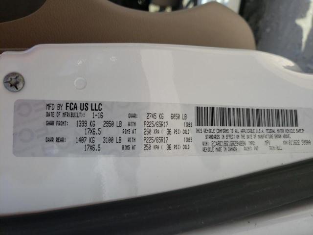 2C4RC1BG1GR294894 - 2016 CHRYSLER TOWN & COU TOURING 白色 照片 13