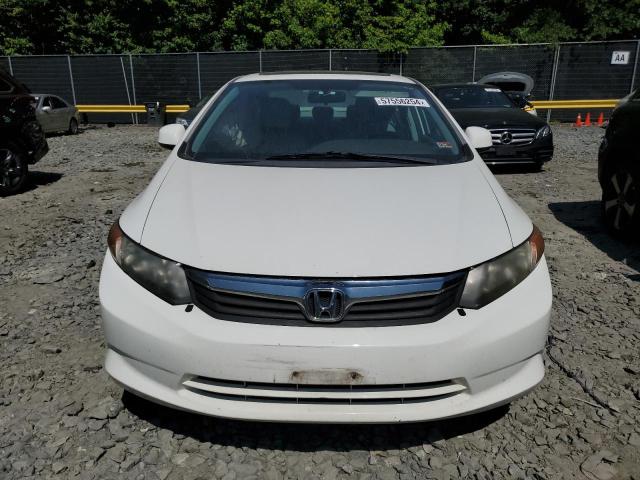 2HGFB2F84CH600955 - 2012 HONDA CIVIC EX WHITE photo 5