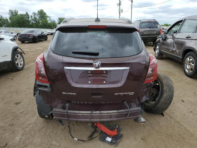 KL4CJGSB9JB645389 - 2018 BUICK ENCORE ESSENCE BURGUNDY photo 6