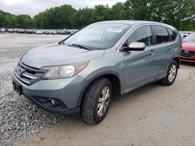 2HKRM4H58CH604101 - 2012 HONDA CR-V EX TURQUOISE photo 1