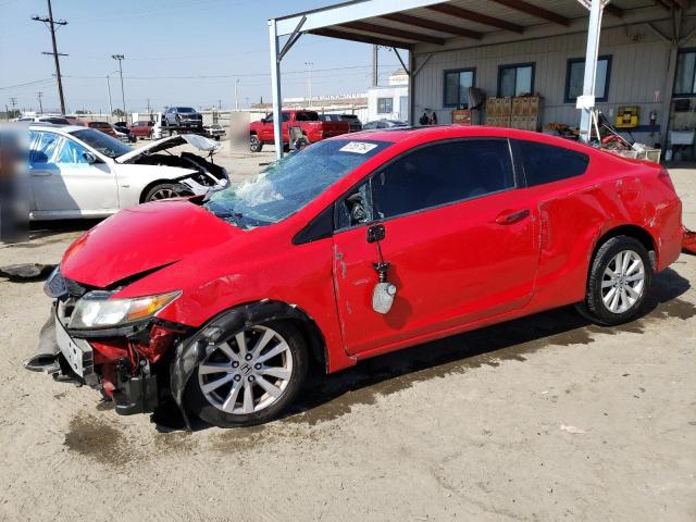 2HGFG3B12CH533210 - 2012 HONDA CIVIC EXL წითელი ფოტო 1