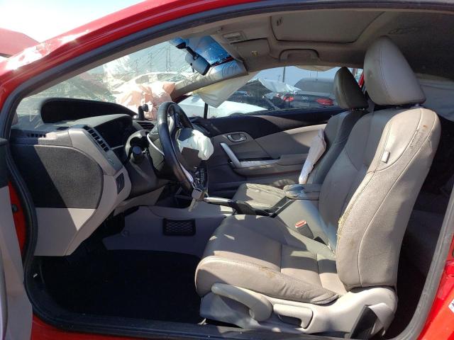 2HGFG3B12CH533210 - 2012 HONDA CIVIC EXL წითელი ფოტო 7