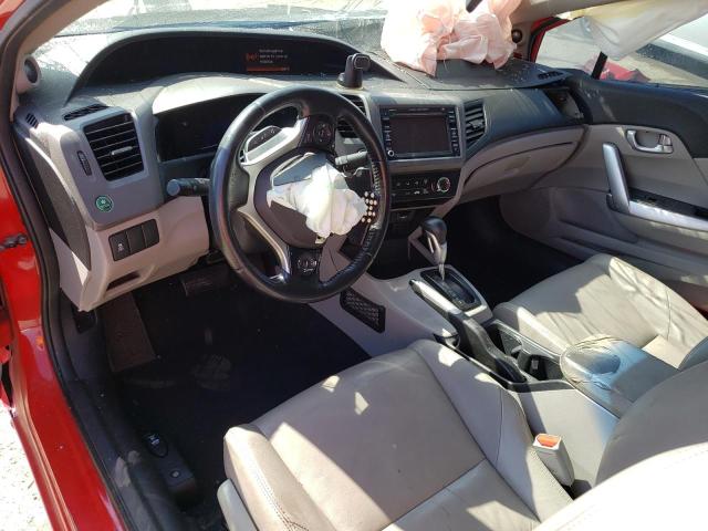 2HGFG3B12CH533210 - 2012 HONDA CIVIC EXL წითელი ფოტო 8