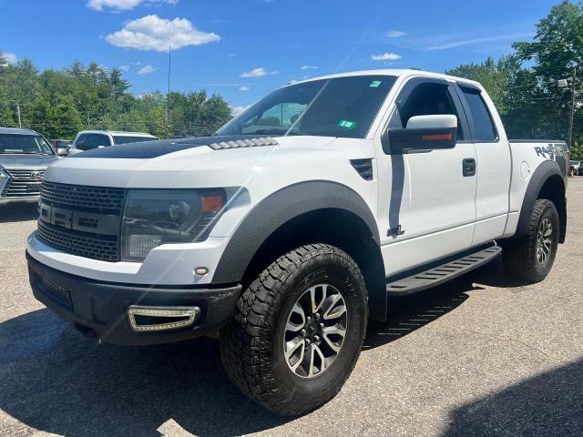 1FTFX1R69DFA63216 - 2013 FORD F150 SVT RAPTOR WHITE photo 2