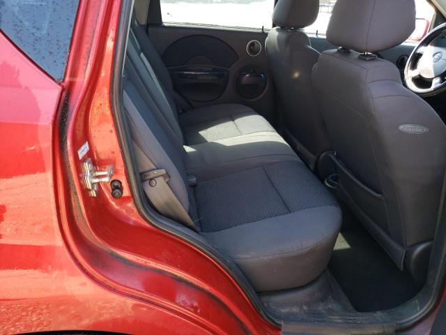 KL1TD66638B121452 - 2008 CHEVROLET AVEO BASE BURGUNDY photo 10