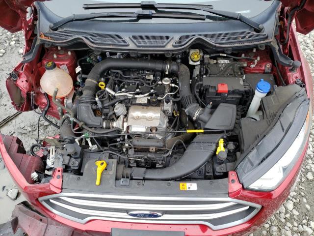 MAJ3S2GE8KC298292 - 2019 FORD ECOSPORT SE RED photo 12