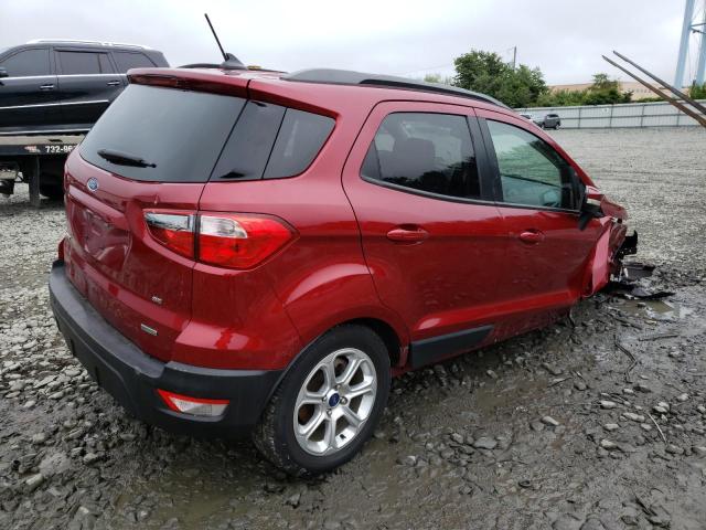 MAJ3S2GE8KC298292 - 2019 FORD ECOSPORT SE RED photo 3