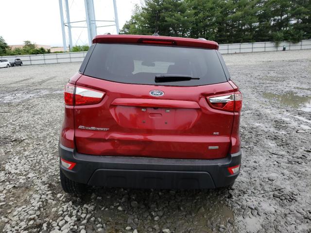 MAJ3S2GE8KC298292 - 2019 FORD ECOSPORT SE RED photo 6