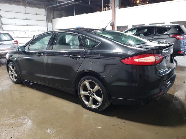 3FA6P0HR8DR125719 - 2013 FORD FUSION SE BLACK photo 2