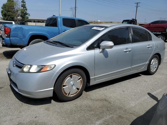 JHMFA36208S019745 - 2008 HONDA CIVIC HYBRID SILVER photo 1