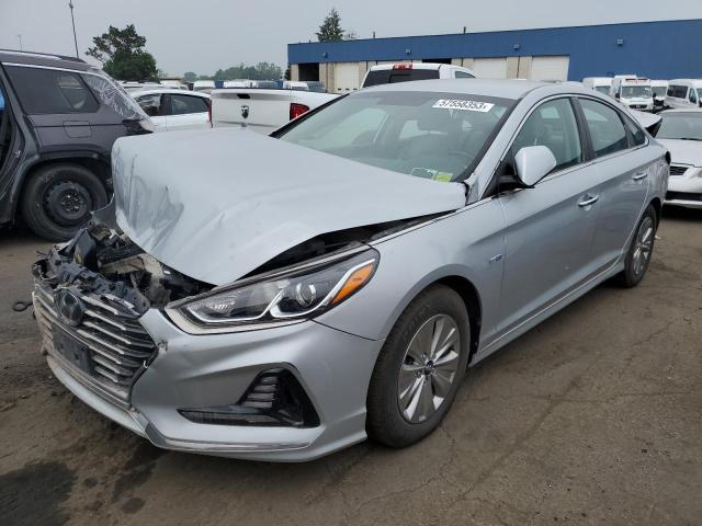 KMHE24L30KA093284 - 2019 HYUNDAI SONATA HYBRID SILVER photo 1