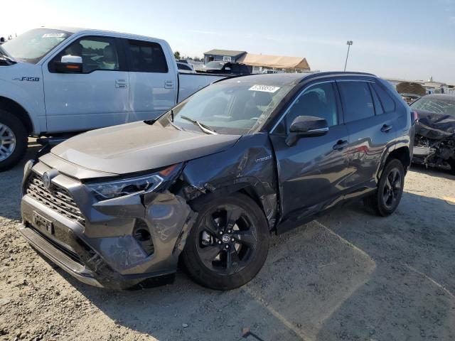 4T3E6RFV3MU034656 - 2021 TOYOTA RAV4 XSE GRAY photo 1