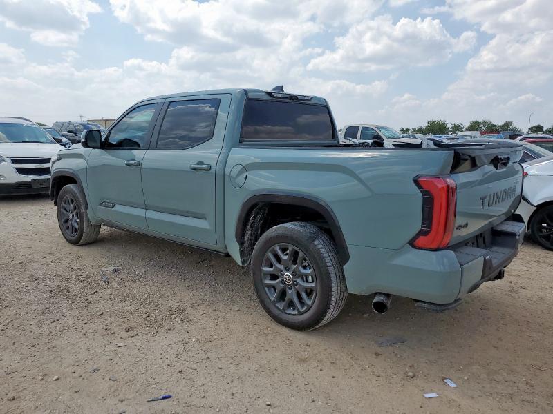 5TFNA5DB0RX145877 - 2024 TOYOTA TUNDRA CREWMAX PLATINUM GREEN photo 2