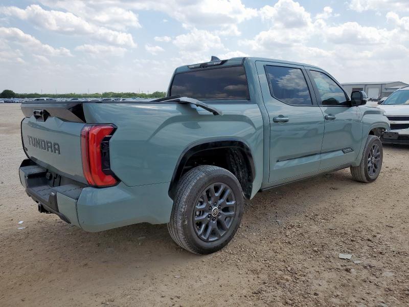 5TFNA5DB0RX145877 - 2024 TOYOTA TUNDRA CREWMAX PLATINUM GREEN photo 3