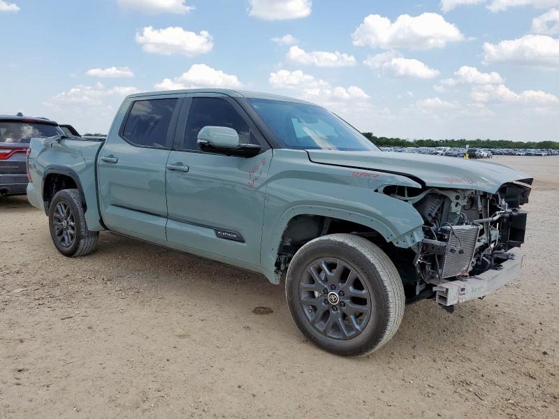 5TFNA5DB0RX145877 - 2024 TOYOTA TUNDRA CREWMAX PLATINUM GREEN photo 4