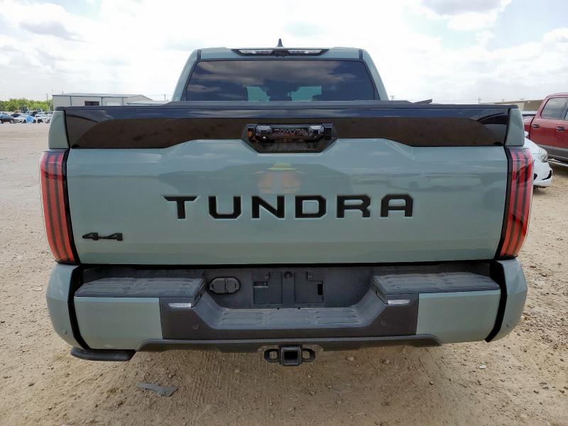 5TFNA5DB0RX145877 - 2024 TOYOTA TUNDRA CREWMAX PLATINUM GREEN photo 6