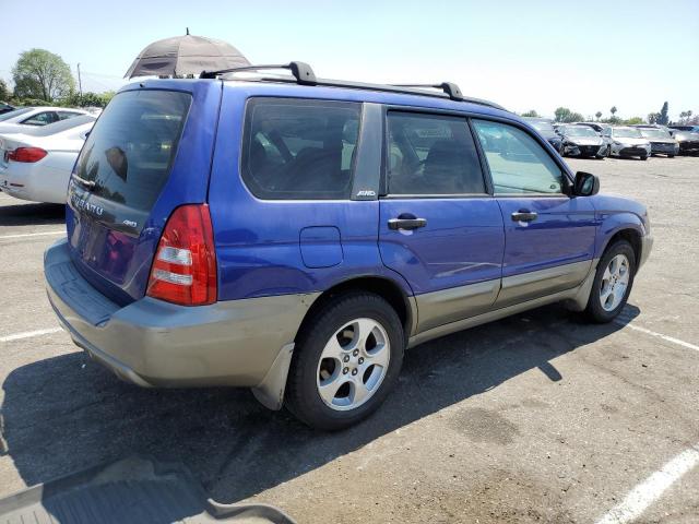 JF1SG65624H707764 - 2004 SUBARU FORESTER 2.5XS Синий фото 3
