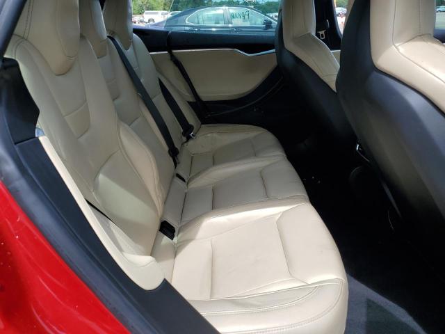 5YJSA1H24EFP64055 - 2014 TESLA MODEL S Կարմիր լուսանկար 10