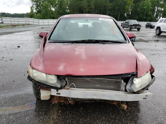 2HGFA1F52AH527696 - 2010 HONDA CIVIC LX RED photo 5