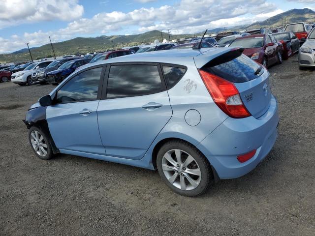 KMHCU5AE0DU066048 - 2013 HYUNDAI ACCENT GLS 蓝色 照片 2