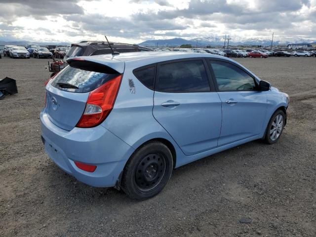 KMHCU5AE0DU066048 - 2013 HYUNDAI ACCENT GLS 蓝色 照片 3