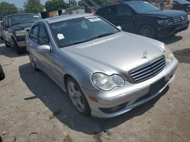 WDBRF40J25A818755 - 2005 MERCEDES-BENZ C 230K SPORT SEDAN SILVER photo 4