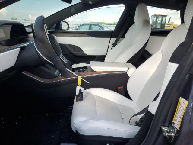 5YJSA1E58NF478417 - 2022 TESLA MODEL S GRAY photo 7