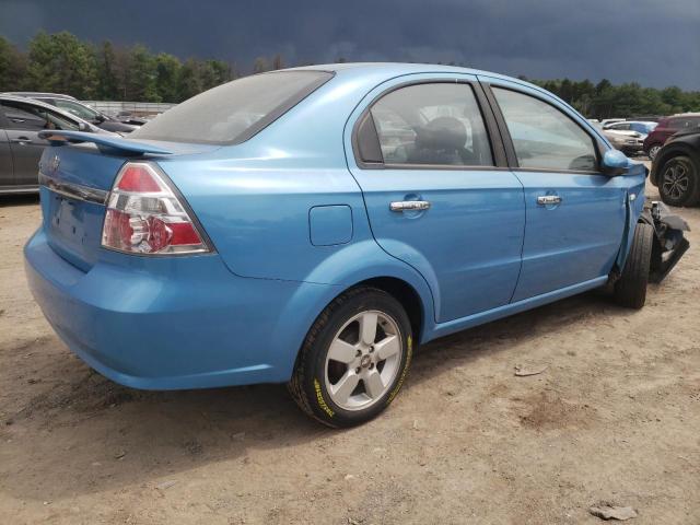 KL1TD56697B138877 - 2007 CHEVROLET AVEO BASE BLUE photo 3