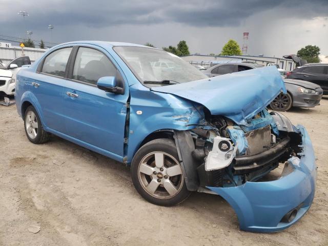 KL1TD56697B138877 - 2007 CHEVROLET AVEO BASE BLUE photo 4