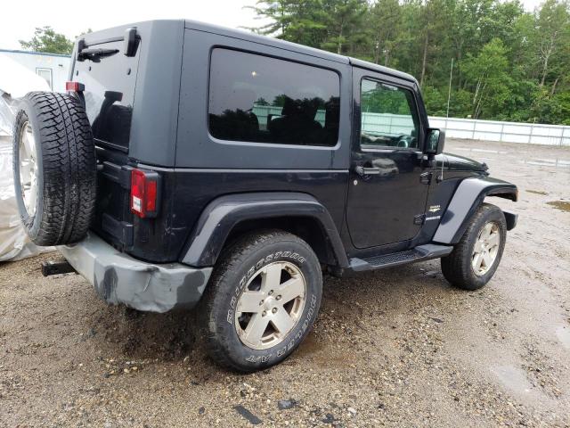 1J4FA54158L652088 - 2008 JEEP WRANGLER SAHARA BLACK photo 3