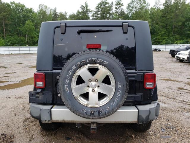 1J4FA54158L652088 - 2008 JEEP WRANGLER SAHARA BLACK photo 6