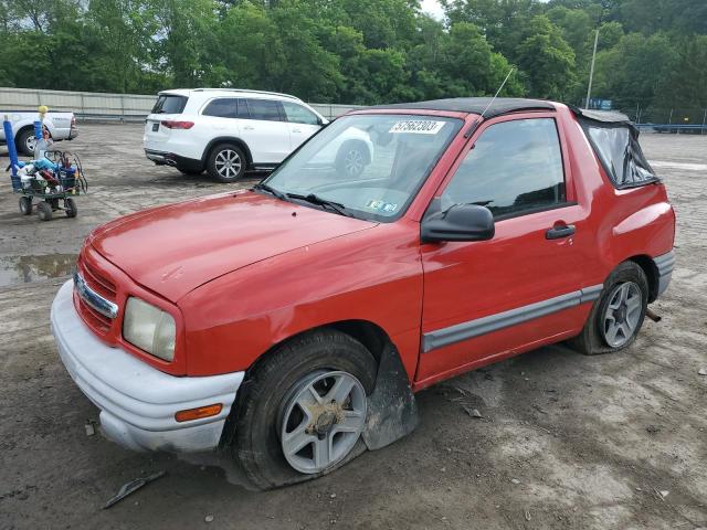 2CNBE18C2X6914181 - 1999 CHEVROLET TRACKER RED photo 1