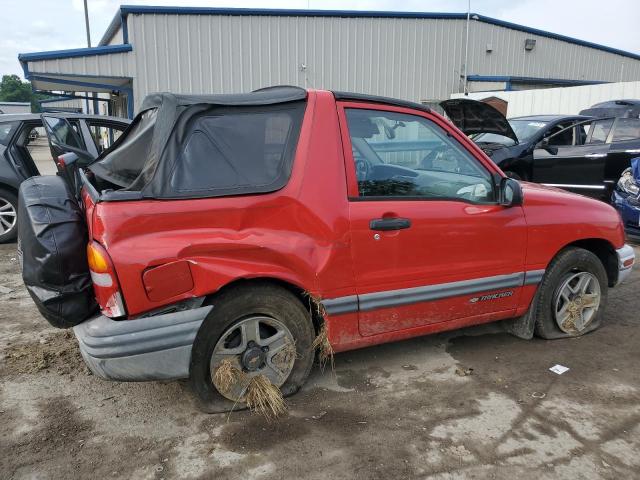 2CNBE18C2X6914181 - 1999 CHEVROLET TRACKER RED photo 3