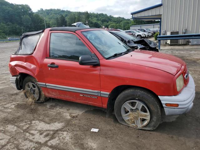 2CNBE18C2X6914181 - 1999 CHEVROLET TRACKER RED photo 4