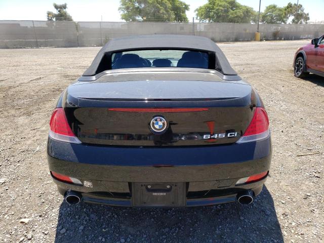 WBAEK73404B260218 - 2004 BMW 645 CI AUTOMATIC Қара фото 6