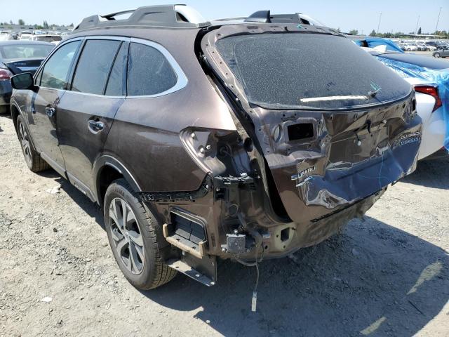 4S4BTGPD1L3262836 - 2020 SUBARU OUTBACK TOURING LDL Շագանակագույն լուսանկար 2