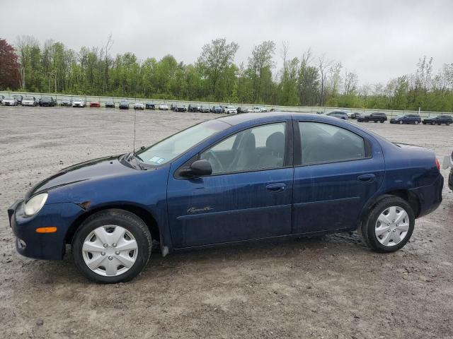 1P3ES46C5YD870288 - 2000 PLYMOUTH NEON BASE 蓝色 照片 1